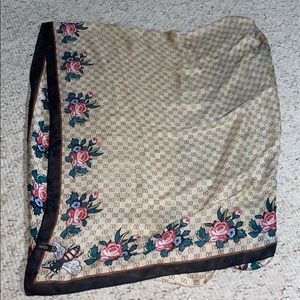 Gucci silk scarf